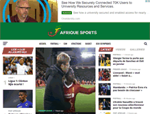 Tablet Screenshot of africa-sports.net